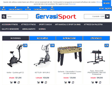 Tablet Screenshot of gervasisport.it